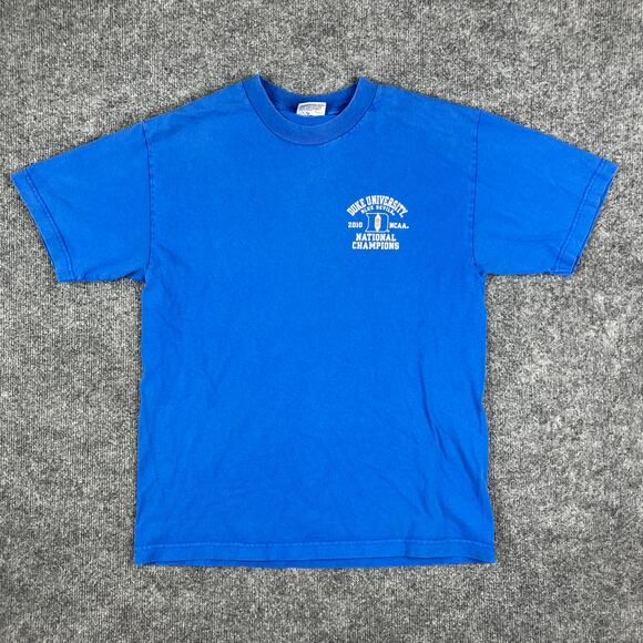 TCX T-Shirt Mens Size M Blue Duke University NCAA National Champions 2010 - Picture 5 of 8